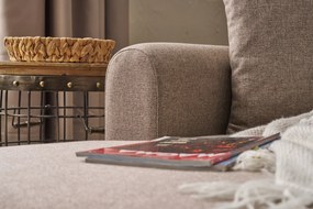 Corner Sofa-Bed Mane Left - Brown Brown