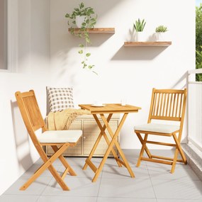 vidaXL Σετ Βεράντας 3 Τεμαχίων από Στερεό Ξύλο Ακακίας