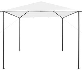 vidaXL Κιόσκι Λευκό 3 x 3 x 2,9 μ. 180 γρ./μ²