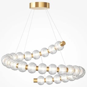 Κρεμαστό Φωτιστικό Οροφής LED 40W Χρυσό Γυαλί Amulet MOD555PL-L35G3K Maytoni MOD555PL-L35G3K Χρυσό
