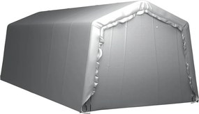 vidaXL Τέντα Αποθήκευσης Γκρι 300 x 750 εκ. Ατσάλινη