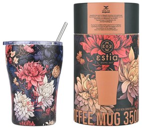 ΘΕΡΜΟΣ COFFEE MUG SAVE THE AEGEAN 350ml MIDNIGHT BLOSSOM ESTIA 01-22945