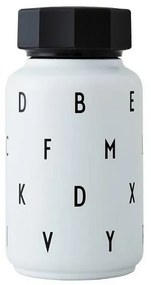 Design Letters Θερμός Μπουκάλι Με Καλαμάκι Από Ανοξείδωτο Ατσάλι 330ml Λευκό 30101002W