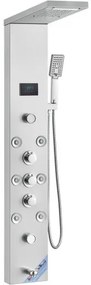 VEVOR Shower Panel Tower System 6 Modes Hydroelectricity LED Stainless Steel