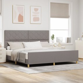 vidaXL Κρεβάτι Ταπείνωση 200x200 εκ Υφασμάτινο