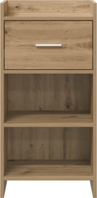 vidaXL Πλαϊνό γραφείο Artisan Δρυς 40 x 36 x 80 εκ Επεξεργασμένο Ξύλο