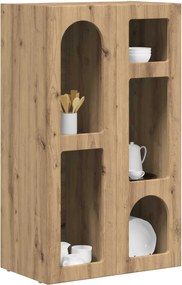 vidaXL Πλαϊνό γραφείο Artisan Oak 59 x 35 x 100,5 εκ