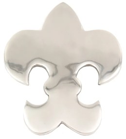 FLEUR DE LIS ΣΟΥΒΕΡ ΑΛΟΥΜΙΝΙΟ ΑΣΗΜΙ 19x16xH1,5cm - 016955