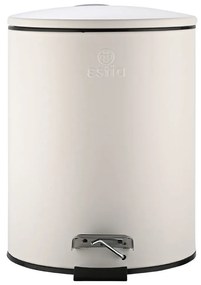Κάδος Απορριμμάτων Μπάνιου (Φ20x28) Estia 5lt Classic White Matt 02-3746