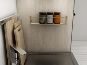 Ράφι Τοίχου Χρυσό BANYO 7x7x33