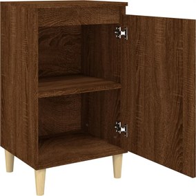 vidaXL Κομοδίνο Καφέ δρυς 40x35x70 εκ. από Επεξεργασμένο Ξύλο