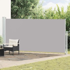 vidaXL Σκίαστρο Πλαϊνό Συρόμενο Βεράντας Γκρι 180 x 500 εκ.