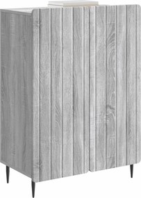 vidaXL Πλαϊνό γραφείο Γκρι Sonoma 66 x 34,5 x 92 εκ.