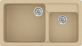 Sanitec Classic 317 (90×51) - Γρανιτένιος νεροχύτης - Granite Cappuccino