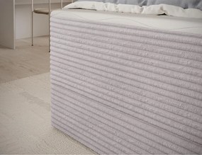 Επενδυμένο Κρεβάτι Mitalo-Γκρι-140 x 200