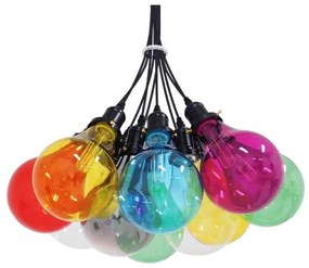 Κρεμαστό Φωτιστικό Οροφής Πολύφωτο 10xE27 PARTY 01509 Globostar 01509 Πολύχρωμο