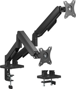 POWERTECH βάση γραφείου για 2x οθόνες PT-1425, 17-32", έως 9kg