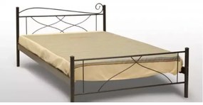 Delch Κρεβάτι Κύμα Ημίδιπλο Μεταλλικό 110x190cm HouseSMetal-furniture155