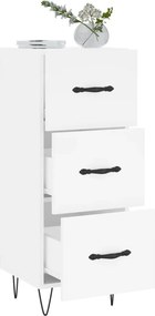 vidaXL Ντουλάπι Λευκό 34,5 x 34 x 90 εκ. από Επεξεργασμένο Ξύλο
