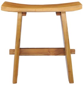 vidaXL Σκαμπό από Μασίφ Ξύλο Teak