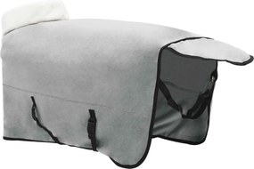 vidaXL Σαμάρι Ίππου Σκούρο πράσινο 155 cm Πολικές φλις