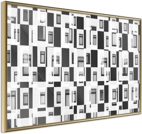 Αφίσα - Modern Public Housing - 45x30 - Χρυσό - Χωρίς πασπαρτού