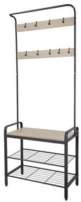 Hattestativ Vinthera Moa Χάλυβας Μαύρο 72 x 34 x 183 cm