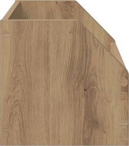 vidaXL Κουτί Άλμπουμ Βινυλίου 2 τμχ. Artisan Δρυς 38 x 30 x 29 εκ