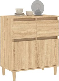 vidaXL Συρταριέρα Sonoma Δρυς 60x35x70 εκ. Επεξεργασμένο Ξύλο