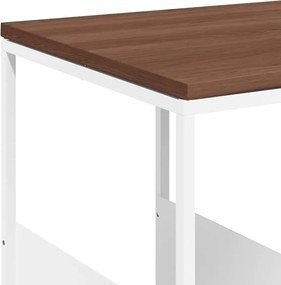 vidaXL Τραπέζι Βοηθητικό Λευκό 55x36x59,5 εκ. από Επεξεργασμένο Ξύλο