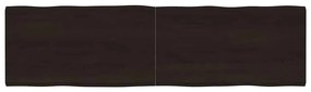 vidaXL Επιφ Τραπεζιού Αν Καφέ 180x50x(2-4)εκ.Ακατέργ. Μασίφ Ξύλο Δρυός