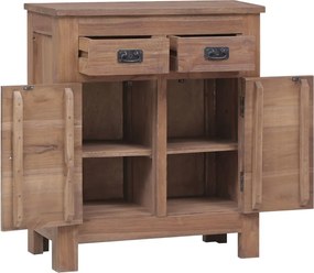 vidaXL Ντουλάπι με Συρτάρια 65 x 30 x 75 εκ. από Μασίφ Ξύλο Teak