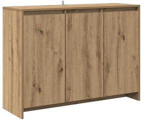 vidaXL Μπουφές Αρτισιανή Δρυς 102x33x75 εκ. από Επεξεργασμένο Ξύλο