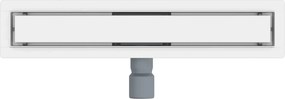 vidaXL 2 σε 1 εκροή ντους Ασημί 50 cm Ανοξείδωτο Ατσάλι 304