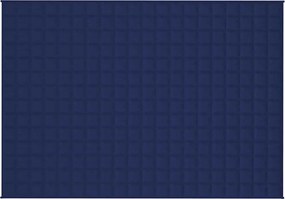 vidaXL Κουβέρτα Βαρύτητας Μπλε 138 x 200 εκ. 10 κ. Υφασμάτινη