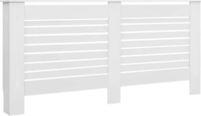 vidaXL Κάλυμμα Καλοριφέρ Λευκό 172 x 19 x 81,5 εκ. από MDF
