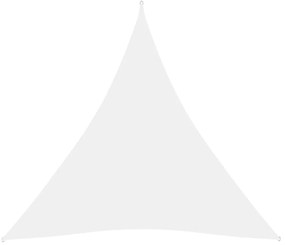Πανί Σκίασης Τρίγωνο Λευκό 4 x 4 x 4 μ. από Ύφασμα Oxford - Λευκό