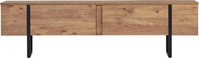 Έπιπλο Τηλεόρασης Atlantic Πεύκο / Μαύρο LAABRO 180x30x50