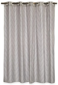 Κουρτίνα Μπάνιου Fonteste Silver Nef-Nef Homeware 180Πx180Υ Πολυέστερ