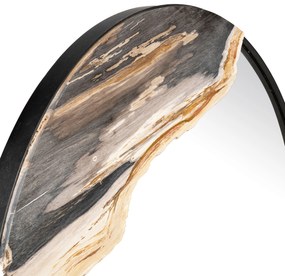 Mirror S Line με μεταλλικό πλαίσιο και Fossil Stone διακόσμηση S3240-0071