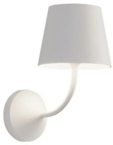 Απλίκα Φωτιστικό Τοίχου LED Poldina H19,7 Φ11 Zafferano-LD0348B3-Λευκό LD0348B3