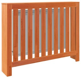 vidaXL Κάλυμμα Καλοριφέρ Καφέ Κεριού 108,5x19x84εκ. Μασίφ Ξύλο Πεύκου