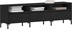 vidaXL Ντουλάπι TV 150 x 30 x 44,5 εκ. Μαύρη Οξυά Επεξεργασμένο Ξύλο