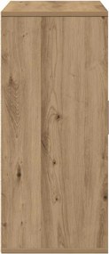 vidaXL Πλαϊνό γραφείο Artisan Oak 60 x 31 x 70 εκ Επεξεργασμένο Ξύλο