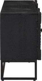 vidaXL Ντουλάπι TV Μαύρο 105 x 30 x 54 εκ