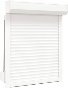 vidaXL Ρολό εισόδου Λευκός 80 x 100 cm Αλουμίνιο και Πολυουρεθάνη