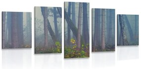 Εικόνα 5 τμημάτων μυστηριώδες δάσος