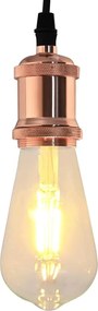vidaXL Λαμπτήρες 2 τεμάχια Rose Gold E27