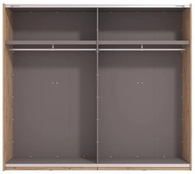 Ντουλάπα Συρόμενη VEYMONT 245 OG με Καθρέπτη Artisan Oak 245x61x218εκ. 245x61x218 εκ.