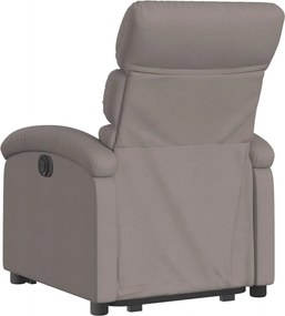 vidaXL Πολυθρόνα Ηλεκτρική Ανακλ.Taupe Υφασμάτινη
